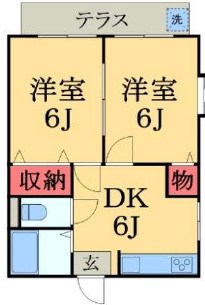 千葉県八街市榎戸 間取図・土地図