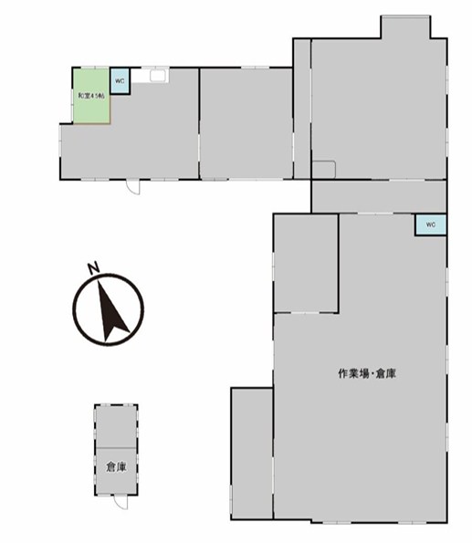 群馬県前橋市天川大島町３丁目 間取図・土地図