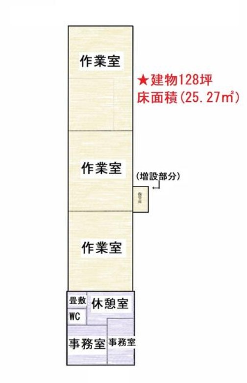 栃木県栃木市西方町本城 間取図・土地図