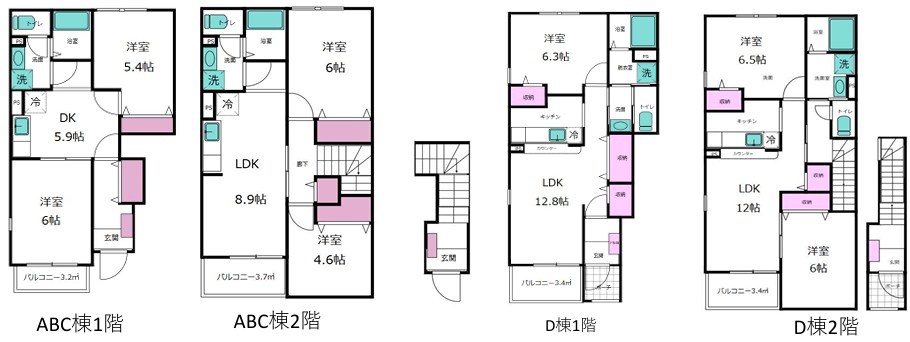 栃木県那須塩原市二区町 間取図・土地図
