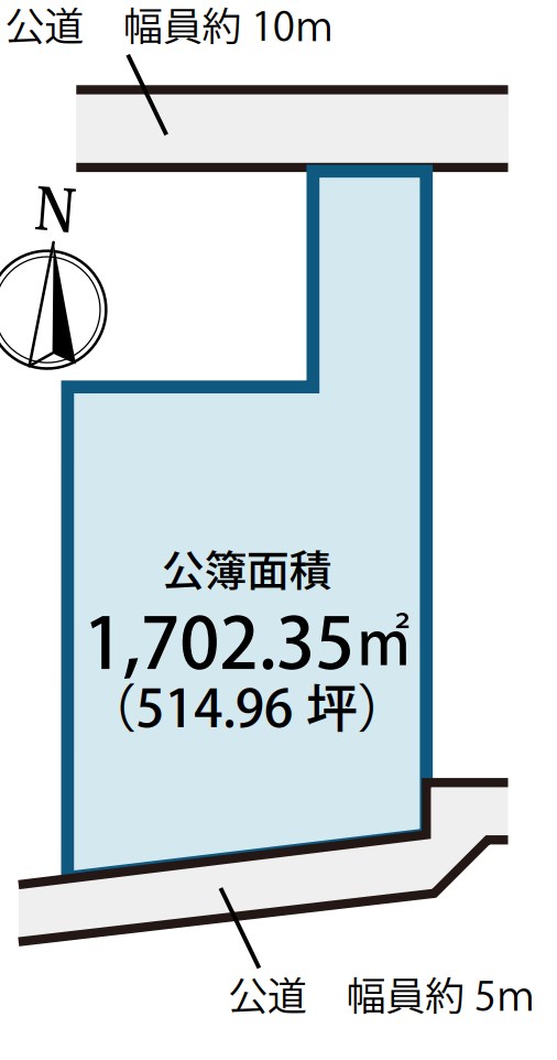 埼玉県川越市笠幡 区画図