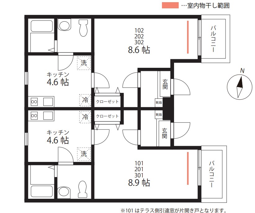 神奈川県横浜市旭区中希望が丘 間取図・土地図