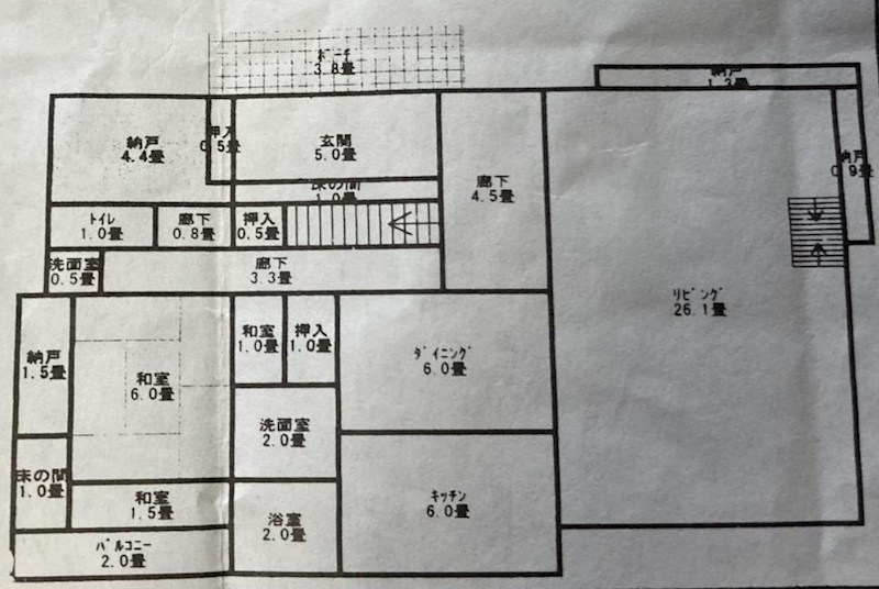 群馬県前橋市稲荷新田町 間取図・土地図