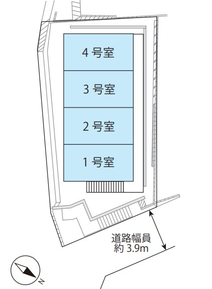神奈川県横浜市神奈川区三ツ沢南町 区画図