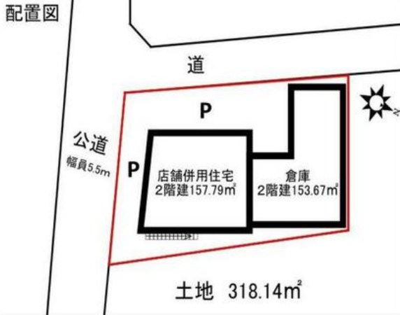 埼玉県川越市下新河岸 区画図
