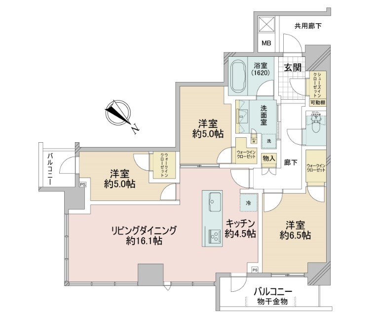 神奈川県川崎市川崎区港町 間取図・土地図
