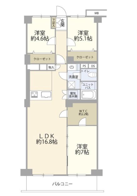 神奈川県横浜市港北区大倉山４丁目 間取図・土地図