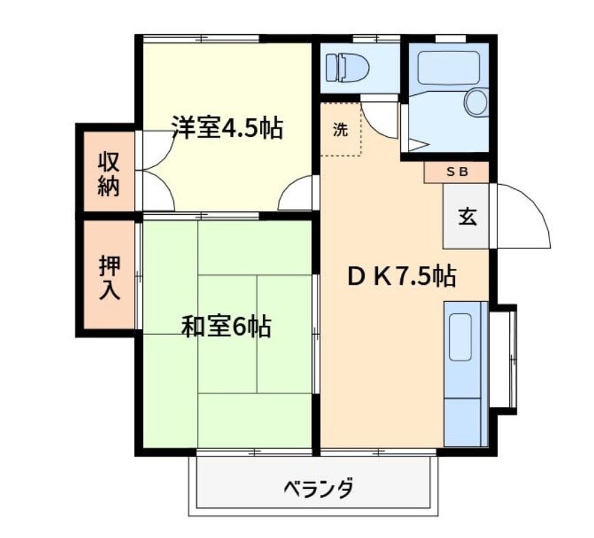 千葉県旭市ニ 間取図・土地図