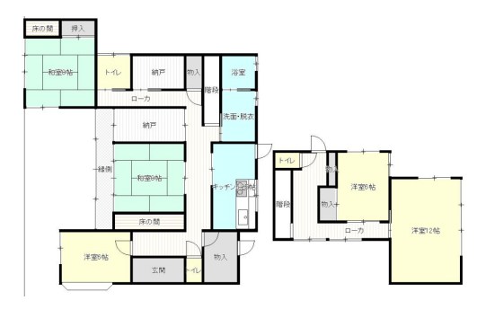 群馬県前橋市石倉町３丁目 間取図・土地図