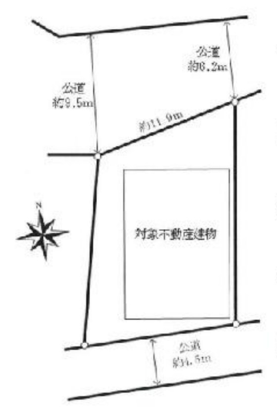 東京都足立区中川１丁目 区画図