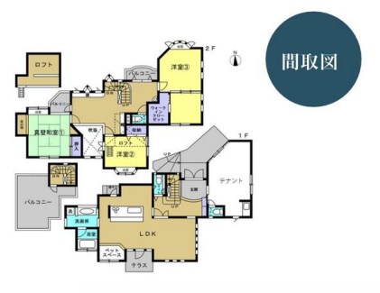 群馬県前橋市本町３丁目 間取図・土地図