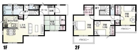 群馬県太田市東別所町 間取図・土地図