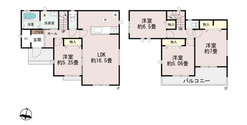 栃木県宇都宮市上戸祭町 間取図・土地図