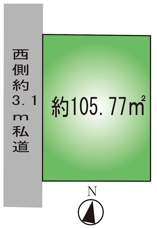 東京都江戸川区松島３丁目 区画図