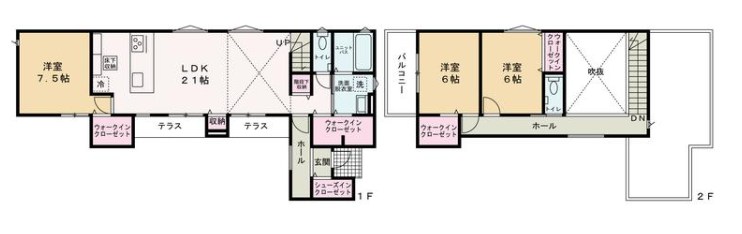 栃木県宇都宮市松風台 間取図・土地図