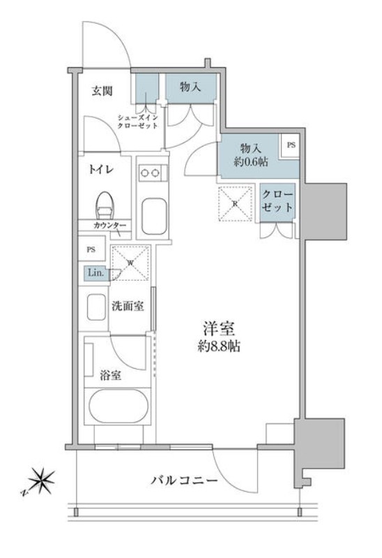 東京都港区西新橋３丁目 間取図・土地図