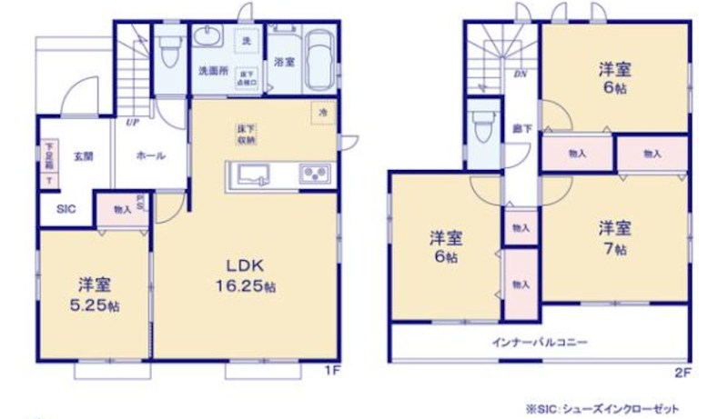 栃木県栃木市本町 間取図・土地図