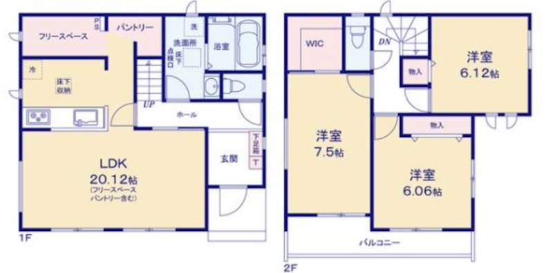 栃木県宇都宮市御幸本町 間取図・土地図