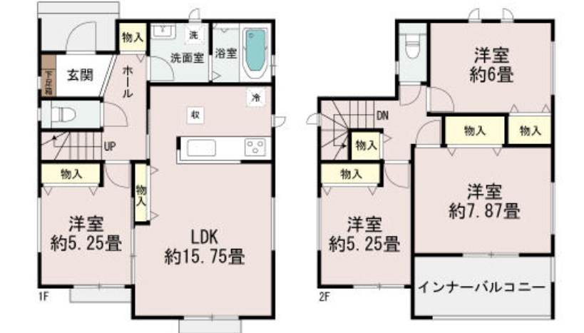 栃木県宇都宮市西川田町 間取図・土地図