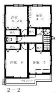 茨城県日立市森山町２丁目 間取図・土地図