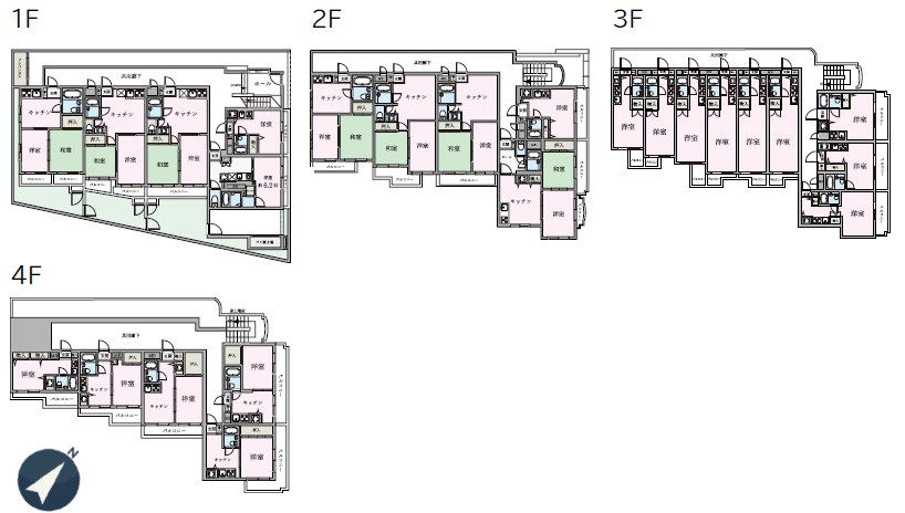 東京都東村山市本町２丁目 間取図・土地図