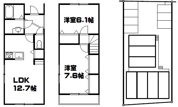 千葉県富里市七栄 間取図・土地図