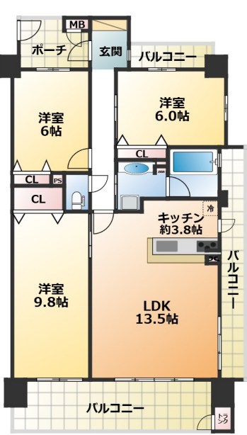栃木県宇都宮市簗瀬町 間取図・土地図