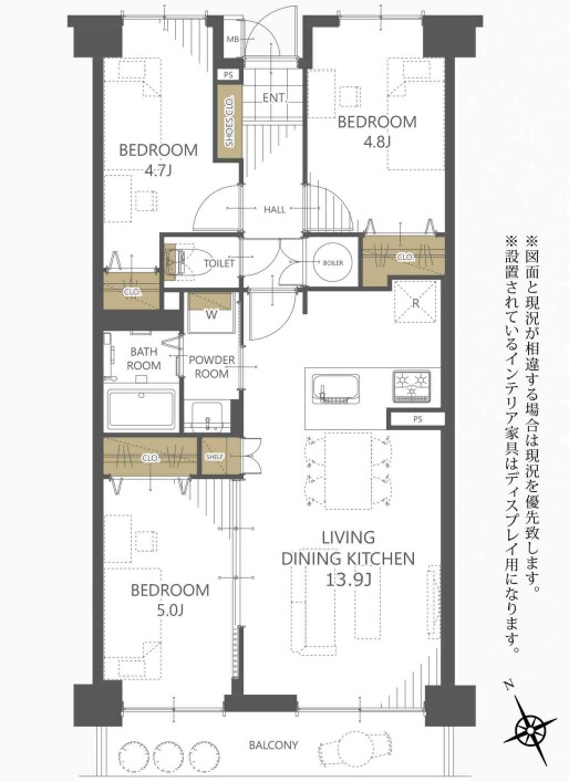 群馬県高崎市常盤町 間取図・土地図
