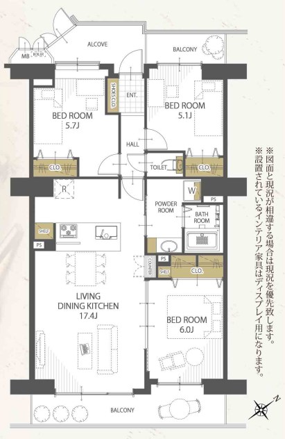 茨城県取手市井野台１丁目 間取図・土地図