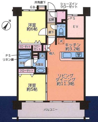 茨城県取手市井野台１丁目 間取図・土地図
