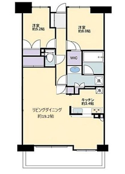 茨城県古河市本町４丁目 間取図・土地図