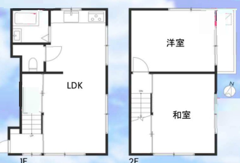 東京都世田谷区赤堤４丁目 間取図・土地図