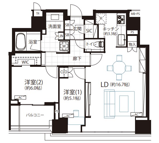 東京都新宿区四谷４丁目 間取図・土地図