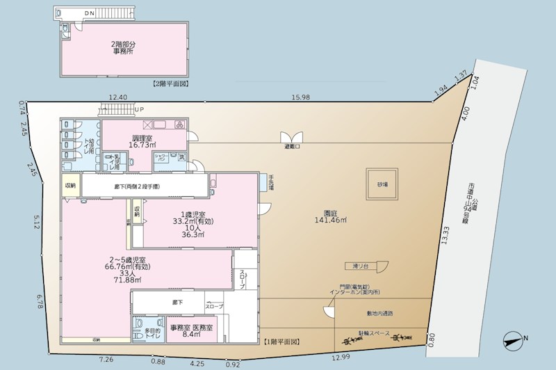 神奈川県横浜市緑区中山５丁目 間取図・土地図