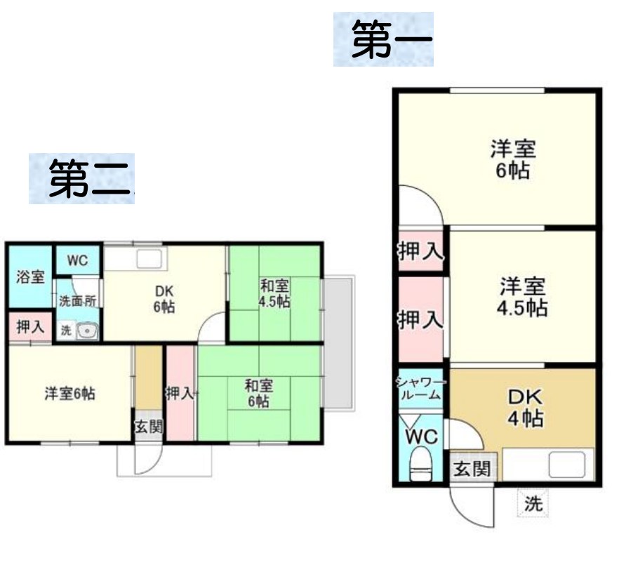 神奈川県横浜市鶴見区本町通２丁目 間取図・土地図