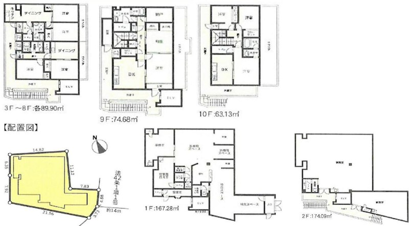 神奈川県相模原市緑区橋本３丁目 間取図・土地図