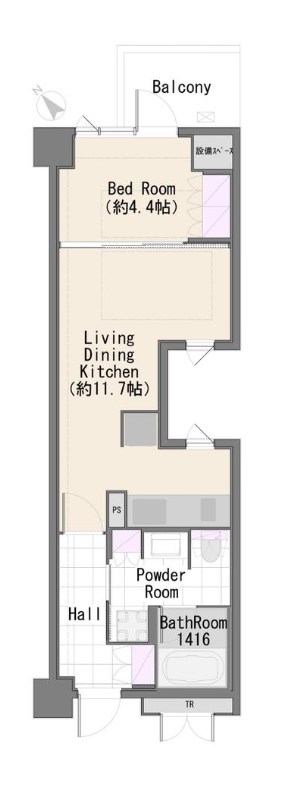 東京都港区赤坂７丁目 間取図・土地図