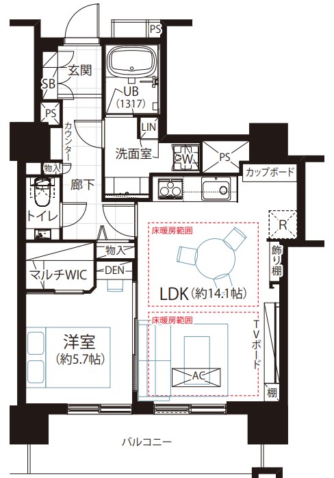 東京都港区港南３丁目 間取図・土地図