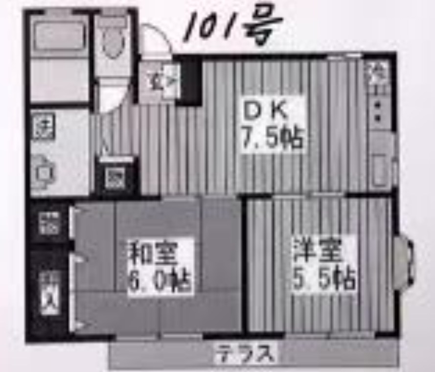 東京都東村山市諏訪町２丁目 間取図・土地図