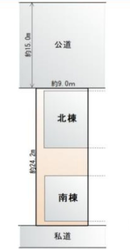 東京都町田市鶴川２丁目 区画図