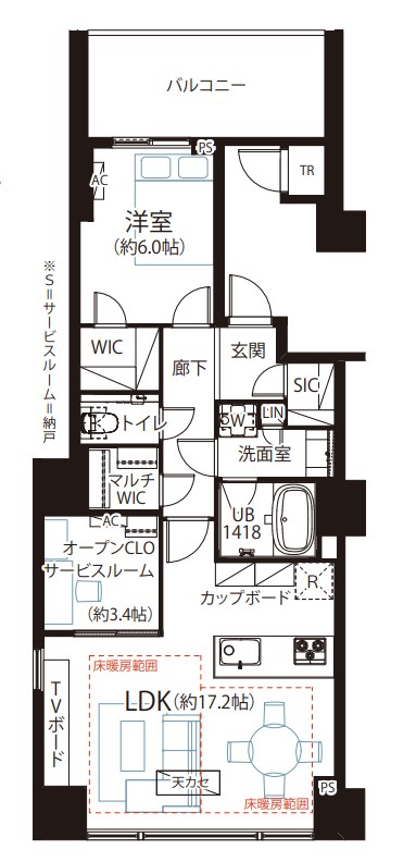 東京都港区港南４丁目 間取図・土地図
