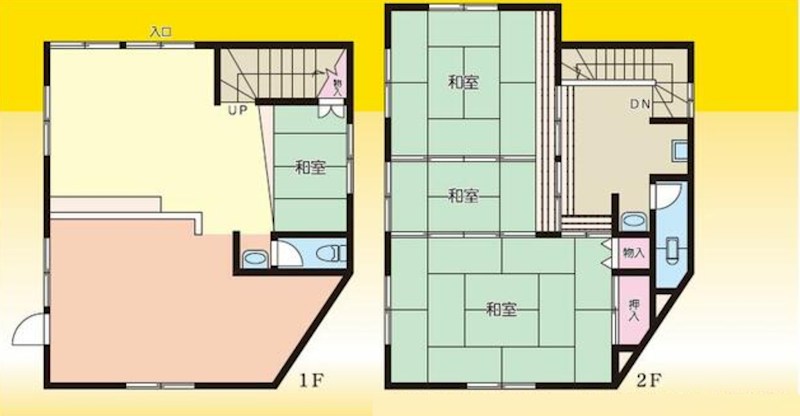 千葉県八千代市萱田 間取図・土地図