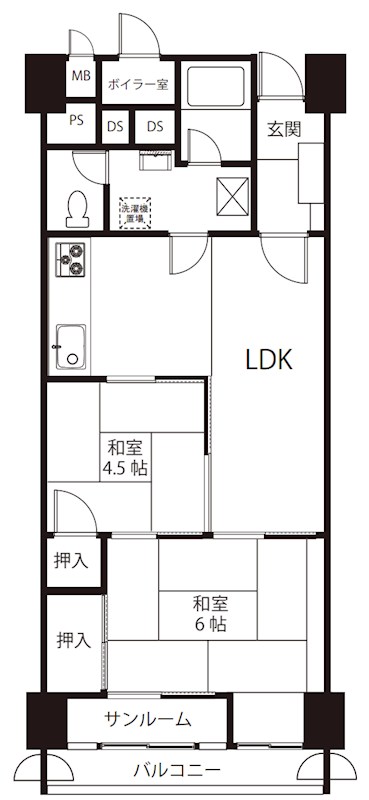 東京都大田区山王３丁目 間取図・土地図