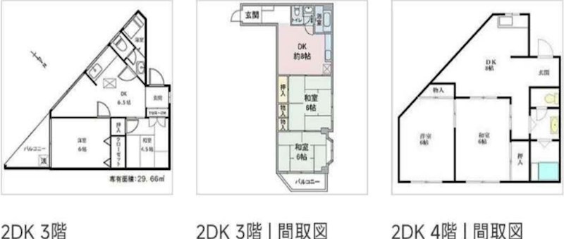 東京都足立区足立２丁目 間取図・土地図