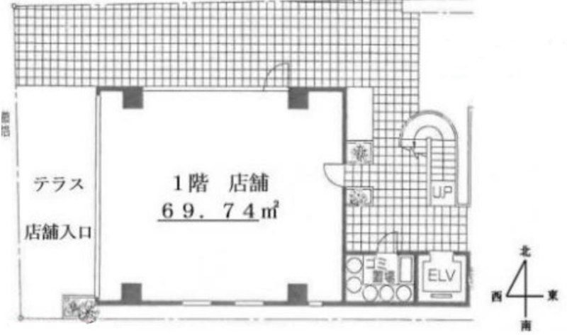 東京都豊島区西池袋２丁目 間取図・土地図
