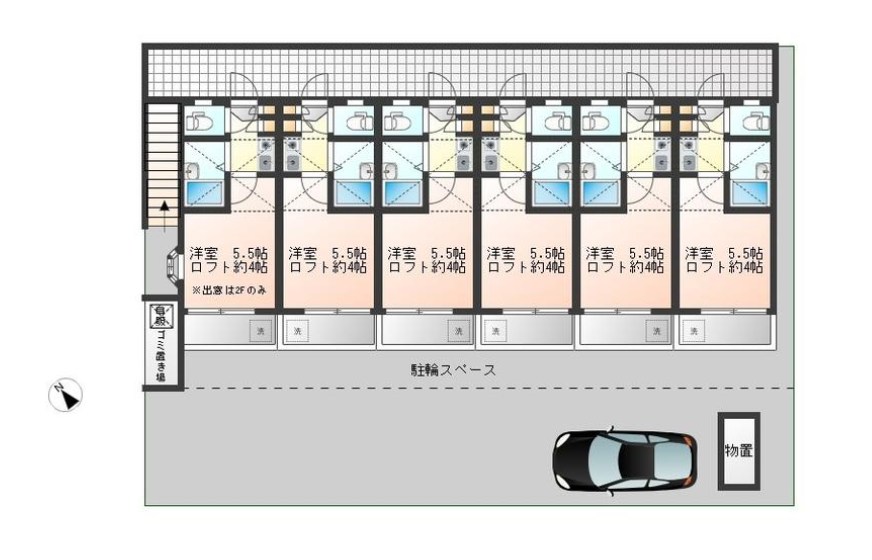 東京都府中市四谷１丁目 間取図・土地図