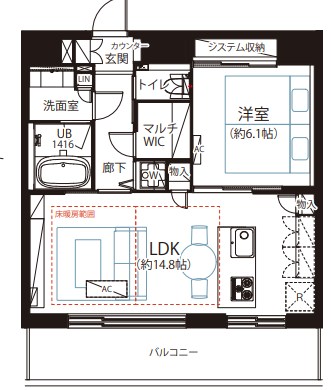 東京都港区芝４丁目 間取図・土地図