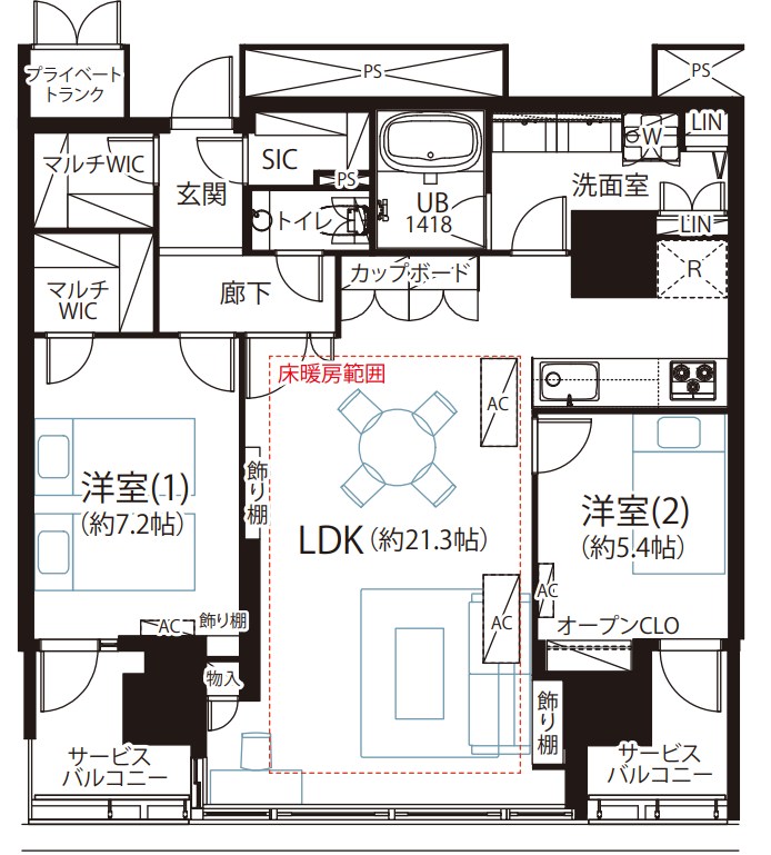 東京都港区港南４丁目 間取図・土地図