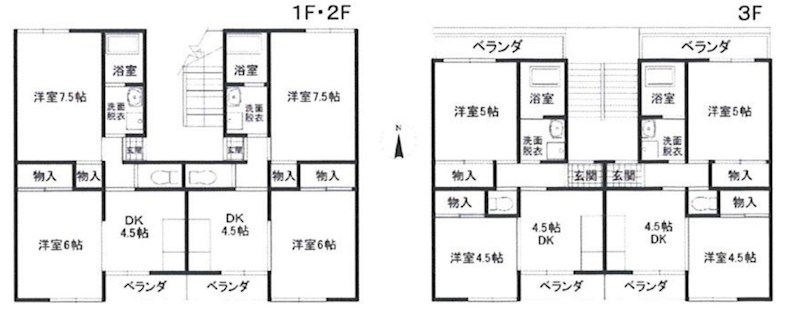 東京都立川市錦町１丁目 間取図・土地図