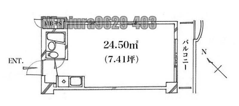 東京都港区赤坂９丁目 間取図・土地図